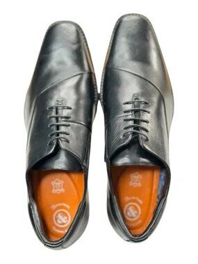 Thomas & Vine Men's Odin Tru Comfort Lace-up Round Toe Oxford Color Black Sz 10